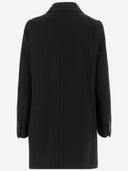 F.It Viscose Blend Single Breasted Coat