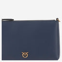 Pinko Leather Clutch Bag With Logo