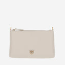Pinko Leather Clutch Bag With Logo