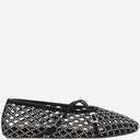Mach & Mach Beaded Leather Ballet Flats