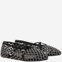Mach & Mach Beaded Leather Ballet Flats
