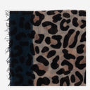 Faliero Sarti Maila Cashmere Scarf met Leopadrata -patroon