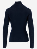 Maglione di lana a costola aspesi