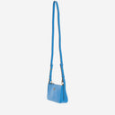 Bolso de cuero de Pinko Mini Half Moon Baguette con logotipo