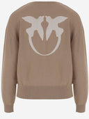 Pinko Wool And Cashmere Logo Sweater
