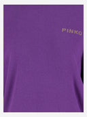 Sweater logo in lana di pinko e cashmere