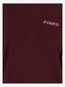 Sweater logo in lana di pinko e cashmere