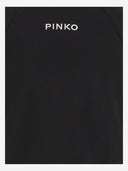 Pinko Cotton Cropped Felpa con logo