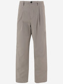 Cp Company Loose Fit Cotton Gabardine Pants