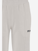 Pantalones de logotipo de algodón de Pinko