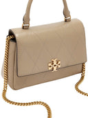 Tory Burch Charlie Mini Quilted Top Handle Bag