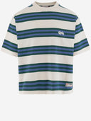 T-shirt en coton rayé de jeux d'été