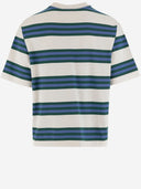 T-shirt en coton rayé de jeux d'été