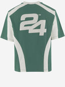 Summer Games Cotton T Shirt With Logo
