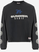 Jeux d'été sweat-shirt en coton avec logo