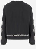 Jeux d'été sweat-shirt en coton avec logo