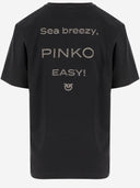 Pinko Cotton T Shirt With Logo