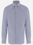 Gherardi Cotton Shirt With Striped Pattern
