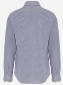 Gherardi Cotton Shirt With Striped Pattern