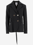 Patou Tailored Jacket With Wool Belt