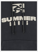 Summer Games Cotton Hoodie With Logo
Hoodie Made Of Cotton
Hood With Drawstring
Long Sleeves
Elasticized Cuffs
One Pouch Pocket
Front Logo Print 
Color Block Design
Straight Hem
Black
Made In Portugal
Composition: 100% Cotton