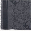 Pinko Viscose Blend Scarf With Love Birds Motif