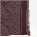 Pinko Viscose Blend Scarf With Love Birds Motif