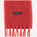Patou Wool Blend Long Fringe Scarf
