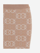 Pinko Love Birds Skirt In Viscose Blend