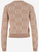 Pinko Love Birds Knitwear In Viscose Blend