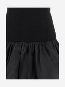 Patou Wollmischkleid mit Rüschen