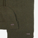 Barbour Carlton Fleck Hat And Scarf Gift Set