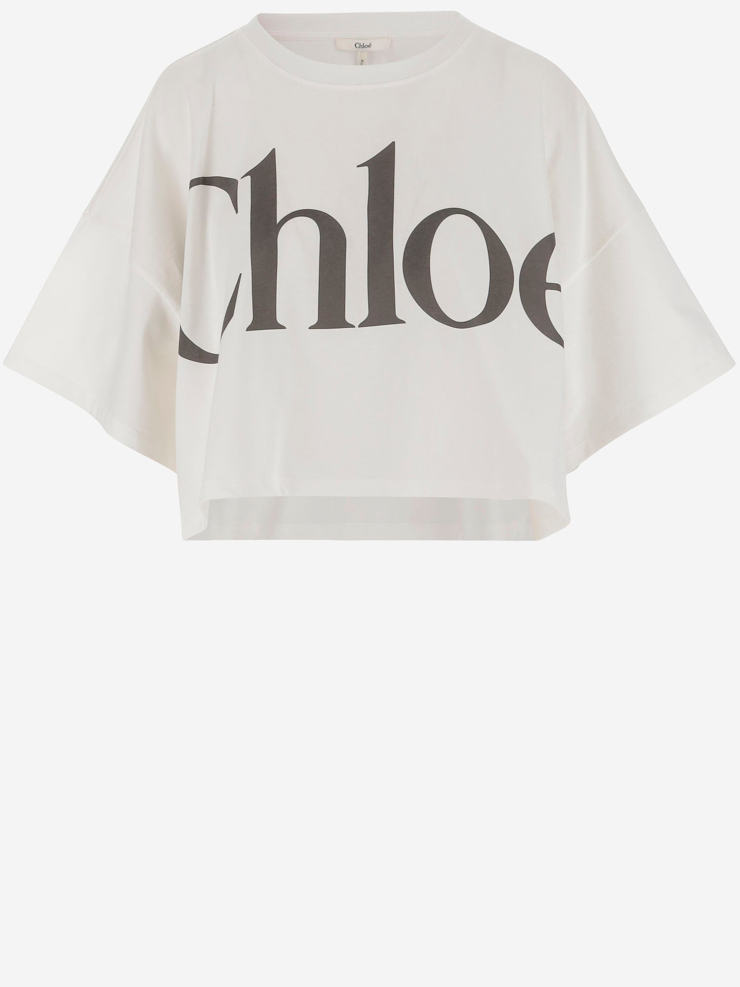 Chloè Oversized Crop T Shirt