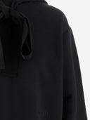 Patou Cotton Hoodie With Ruffles And Logo