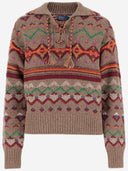 Polo Ralph Lauren Wool Sweater With Geometric Pattern