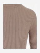 Sweter żebrowany arch4 kaszmirowy