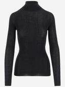 Sa Su Phi Cashmere And Silk Rib Knit Sweater