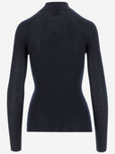 Sa su phi cashmere و silk rib sweater