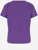 Pinko Cotton T Shirt With Love Birds Jewel Embroidery
