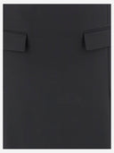 Salvatore Ferragamo Viscose And Wool Skirt With Double Slit