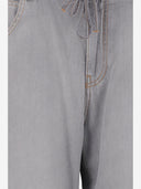 Darkpark Wide Leg Trousers In Cotton And Lyocell
