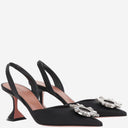 Amina Muaddi Begum Silk Slingback