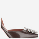 Amina Muaddi Begum Leather Slingbacks
