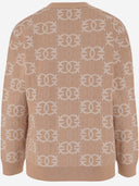 Pinko Love Birds Knitwear In Viscose Blend