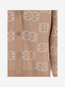 Pinko Love Birds Knitwear In Viscose Blend