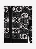 Pinko Love Birds Knit In Viscose Blend