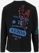 Icecream Long Sleeved Cotton T Shirt With Logo