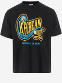 Eiscreme Baumwoll -T -Shirt mit Logo