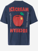 Icecream Cotton T Shirt مع شعار