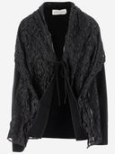 Niccolo' Pasqualetti Jacket In Wool Blend With Lace